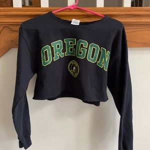 University of Oregon Cropped sweatshirt